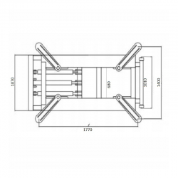 PODNOŚNIK NOŻYCOWY NORMET PX-2800 (2800 kg)
